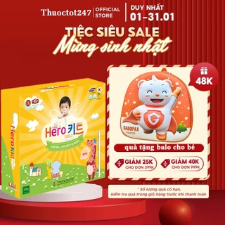 HERO KID GOLD - MUA 4 TẶNG BALO - BÉ ĂN NGON -CAO LỚN HƠN HỢP 30 GÓI- CHÍNH HÃNG