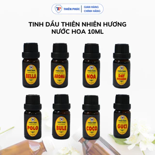 Tinh dầu thiên nhiên 10ml TP hương nước hoa thơm phòng thư giãn nhiều mùi hương