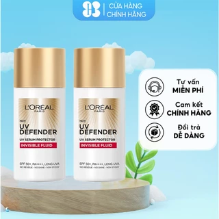 Kem Chống Nắng Mịn Nhẹ, Bảo Vệ Da, Ngăn Ngừa Lão Hóa L'Oreal UV  SPF 50+/PA++++ - Hin Cosmetics Shop