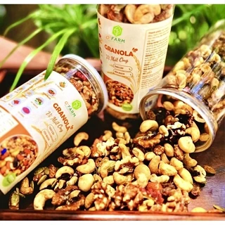 Granola Siêu Hạt Dinh Dưỡng ngũ cốc ăn kiêng giảm cân thơm ngon bổ dưỡng 500g