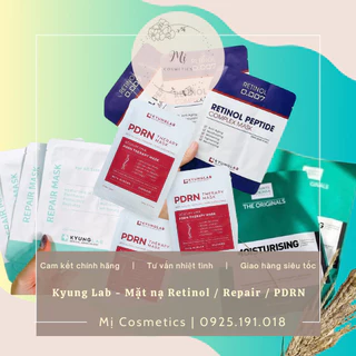 [Chính Hãng] Kyung Lab - Mặt nạ PDRN Therapy, Retinol Peptide Complex, Repair Mask, Mtd