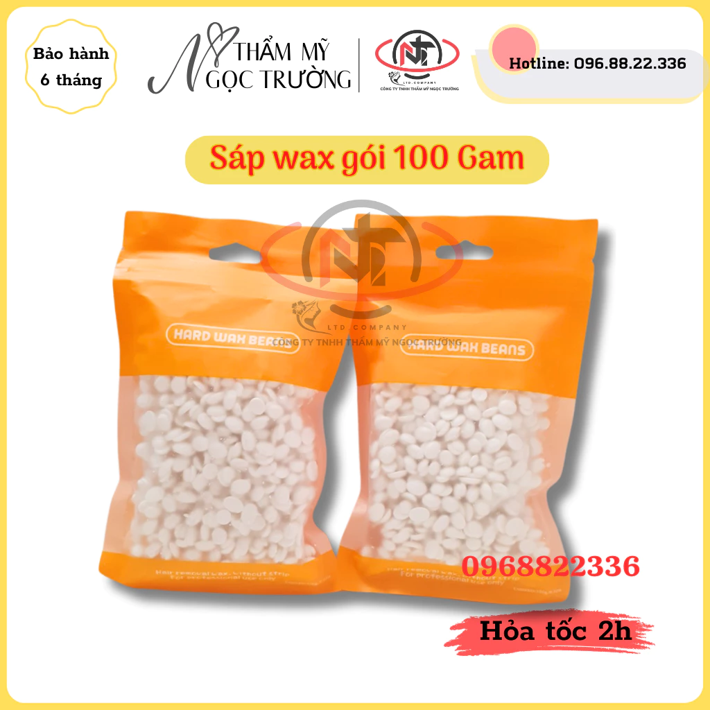 Gói 100g Sáp Wax Lông HARD WAX BEAN siêu bám