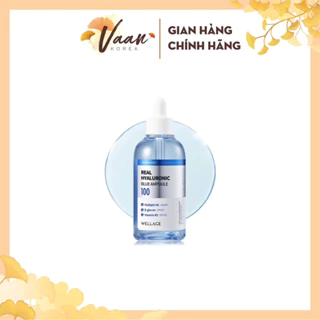 [60ml] Tinh chất cấp nước Wellage Real Hyaluronic Blue Ampoule