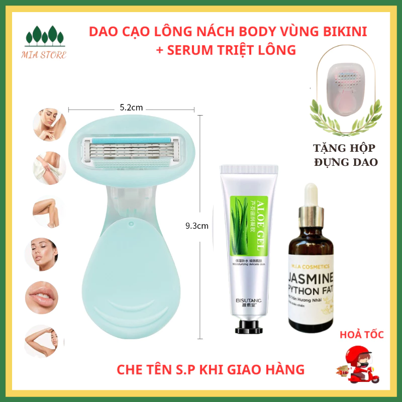 Dao cạo lông vùng kín dao cạo có thể cạo vùng bikini , cạo râu, cạo lông nách cạo lông tay và lông chân toàn thân