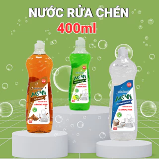 [Voucher30k]  Nước Rửa Chén MORI 400ML Hương Quế, Hương Sả chanh_MR027