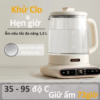 Ấm đun nước siêu tốc ONR 1,5L - Bình đun siêu tốc , 72H giữ nhiệt , Màn hình cảm ứng - Hàng chính hãng