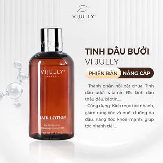 Tinh dầu bưởi ViJully giảm rụng, kích mọc tóc, nuôi dưỡng chân tóc.Tặng 1 chai chai 50ml