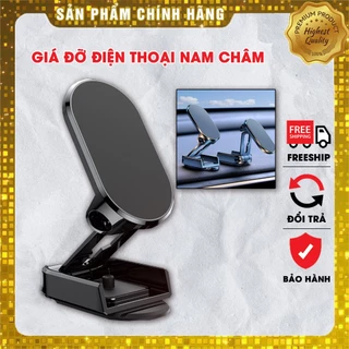 Giá Đỡ Điện Thoại Nam Châm Xoay 360 Độ, Giá Đỡ ĐT Điện Thoại Trên Ô Tô Hút Nam Châm Cực Mạnh