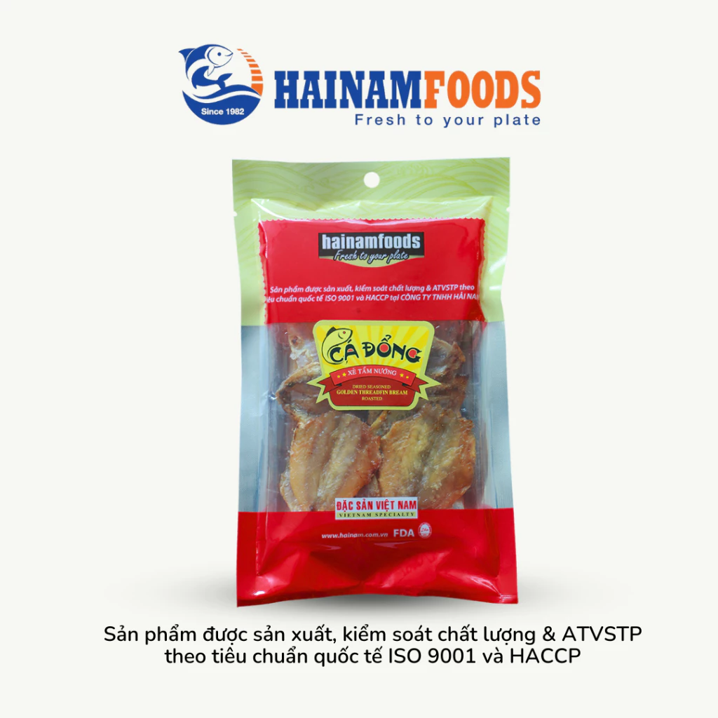 CÁ ĐỔNG TẨM NƯỚNG 90G HẢI NAM FOODS