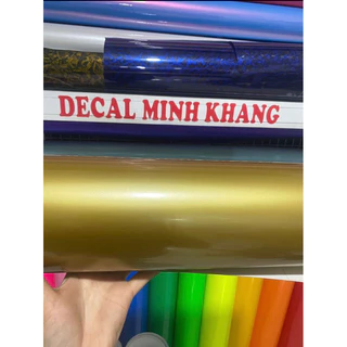 DECAL Màu VÀNG ĐỒNG _ DÁN bảo vệ,TRANG TRÍ ĐIỂM NHẤN CHO XE MÁY,ÔTÔ,NỘI THẤT....