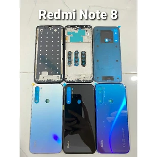 Vỏ Bộ Redmi Note 8 Zin New | đầy đủ khung sườn, nắp lưng, phím bấm, kính camera, khay sim