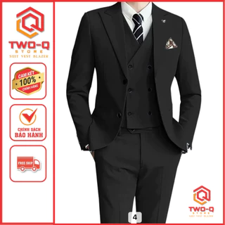 Bộ Vest Nam cao cấp Hàn Quốc  nam mẫu 2 cúc, Chuẩn form dáng đẹp - TwoQ STORE