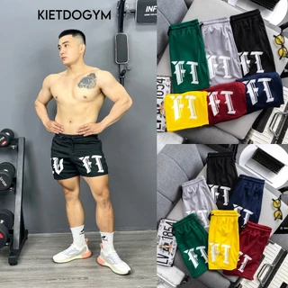 Quần Short Đùi Thể Thao Tập Gym Nam, Chất Thun Mè Co Giãn Thoải Mái