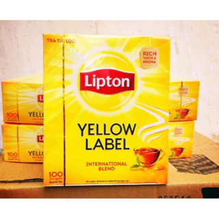 Trà Túi Lọc Lipton Nhãn Vàng Hộp 25 gói , 50 gói , 100 gói