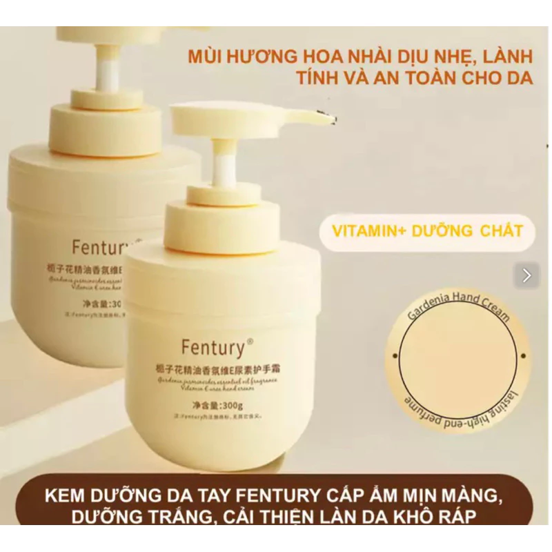 Kem dưỡng da tay Fentury tinh dầu hoa