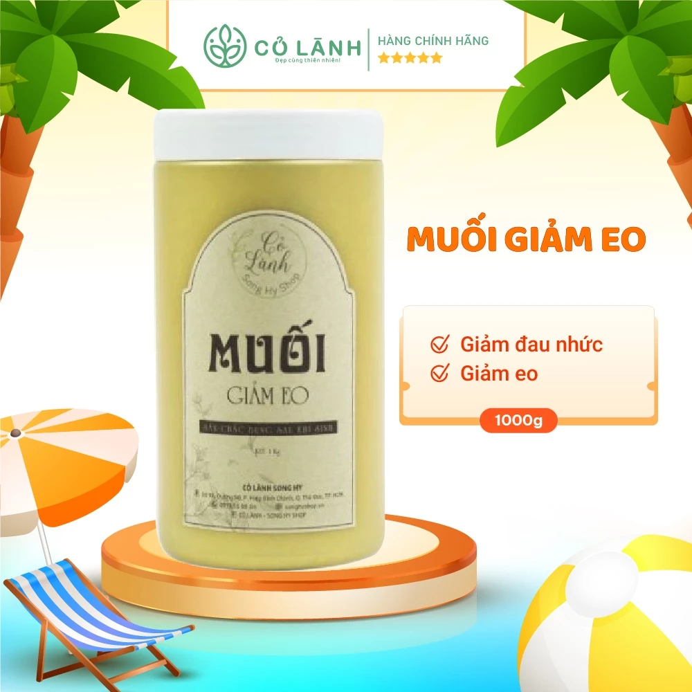 Muối chườm bụng Cỏ Lành cho mẹ sau sinh giúp giảm mỡ và săn chắc vùng bụng, tống sạch sản dịch