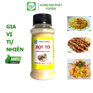 Bột Tỏi nguyên chất Hũ 50g, Gia Vị ướp thịt nướng thơm ngon