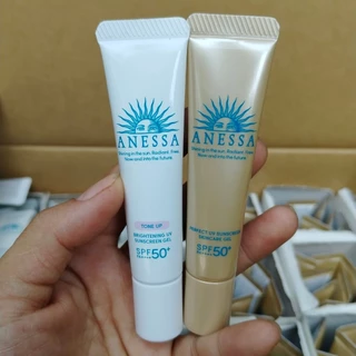 Gel chống nắng Anessa dưỡng sáng nâng tông & hiệu chỉnh sắc da Brightening UV Sunscreen Gel SPF50+ 15ml