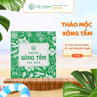 Thảo mộc xông tắm sau sinh Cỏ Lành - 4 Túi lọc