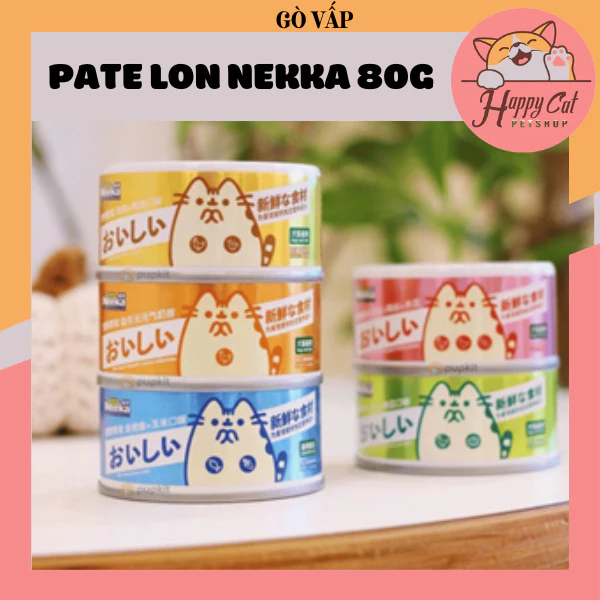 Pate lon Neeka dành cho mèo mọi lứa tuổi lon 85gr - Happy Cat