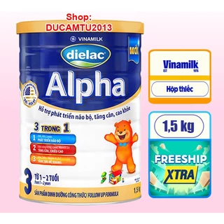 SỮA BỘT DIELAC ALPHA 3 1,5KG HSD 2026