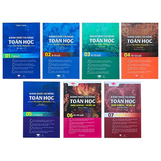 Combo sách đánh thức tài năng toán học ( 7 cuốn ), sách toán singapore từ lớp 1 đến lớp 9 - Á Châu Books