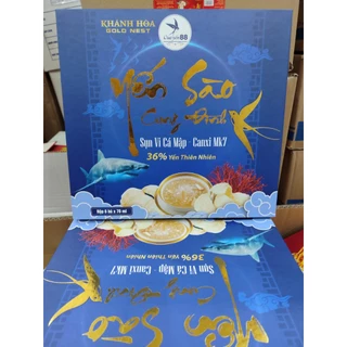Yến Sào Khánh Hòa Cao Cấp 36% Yến - Sụn Vi Cá Mập, Canxi MK7 - Bồi bổ sức khỏe, ăn ngon, tăng đề kháng, bổ sung canxi