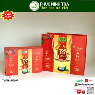 [HỘP QUÀ BIẾU] Hộp Tặng Trà Móc Câu Hảo Hạng - Chè Tân Cương Thái Nguyên Chính Hãng