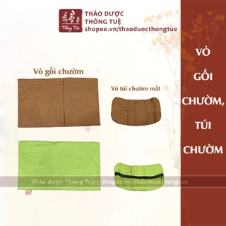 VỎ TÚI CHƯỜM thảo dược - Vỏ túi chườm mắt thảo dược Thông Tuệ (vỏ lồng ruột không dùng khoá)