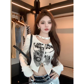 Áo Croptop phối Choker cổ