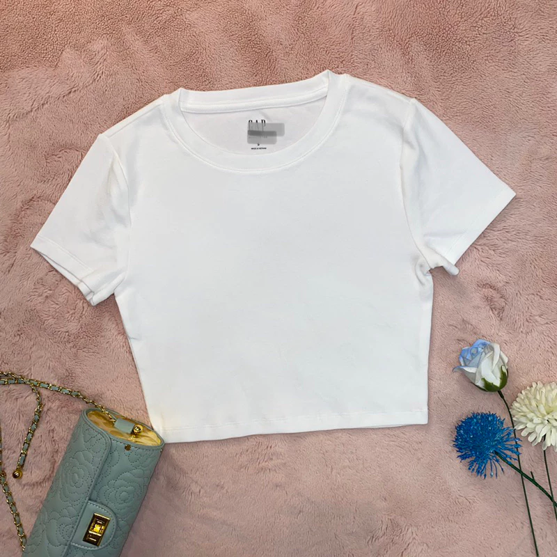 Áo Phông Nữ TDShop Hàng Dư Xịn, Áo Croptop Nữ, Chất Cotton Đanh Mềm, Size XS S M L Mã ANTD001.