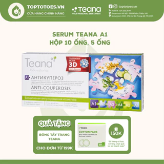 Serum Teana A1 giúp giảm giãn mạch máu, giảm mẩn đỏ, dị ứng, phục hồi da mỏng tổn thương