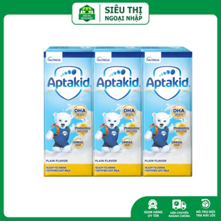 Thùng sữa nước công thức Aptakid 180ml/hộp