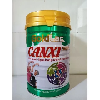 0SỮA CANXI CHO NGƯỜI GIÀ Goldlac Canxi Sure 900g - Ngăn ngừa Loãng Xương - Tiểu Đường