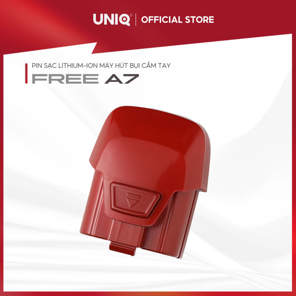 Pin sạc máy hút bụi cầm tay không dây gia đình UNIQ Free A7/ Ultra/ Falcon Q5/ A9 pro mini hút sofa giường đệm lông thú