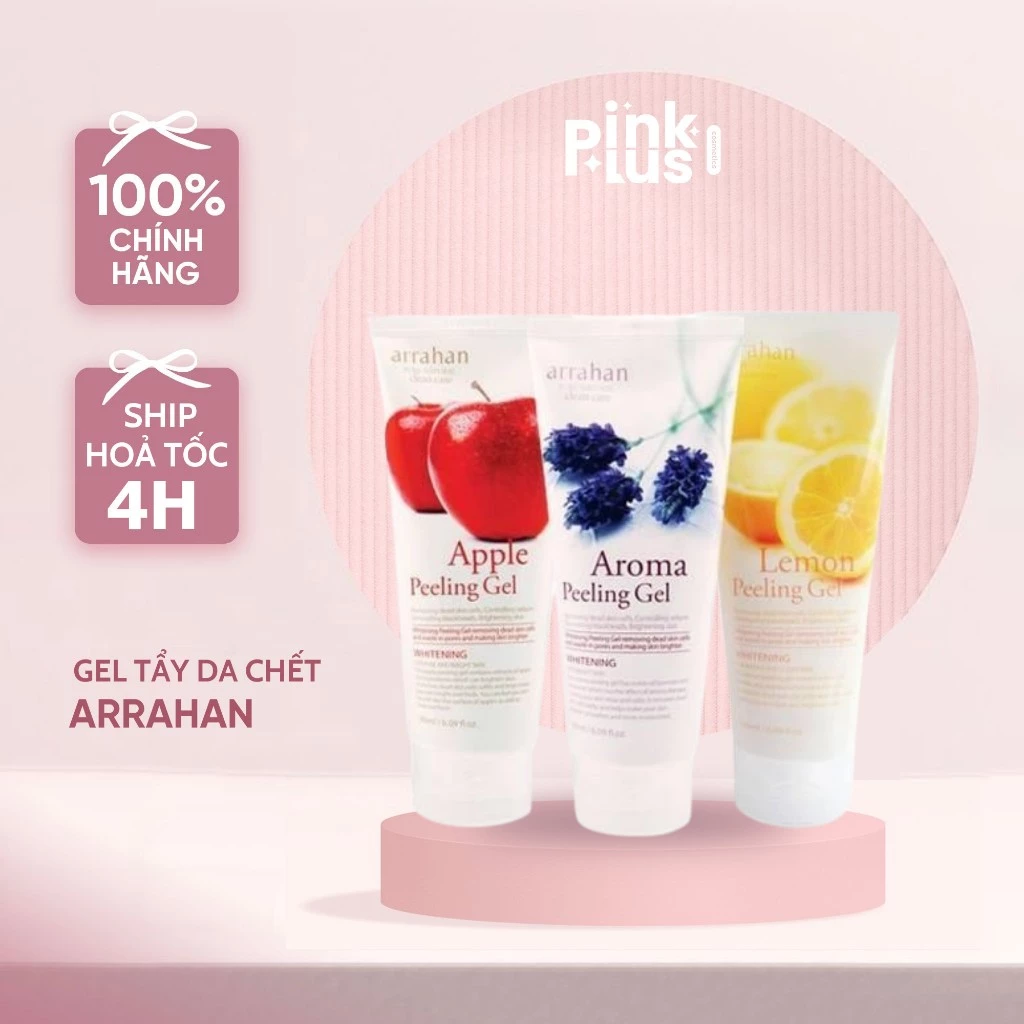 Gel Tẩy Da Chết Làm Trắng Da Hoa Quả Arrahan 180ml