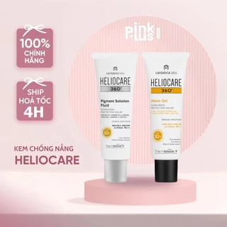 Kem chống nắng Heliocare Water Gel, Pigment, Mineral, AR Emulsion 50ml