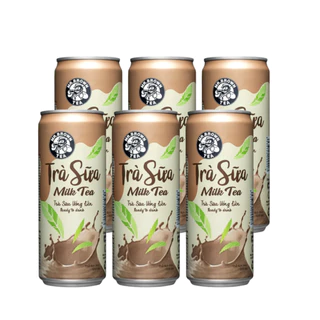 Lốc 6 lon Trà Sữa Mr.Brown nhập khẩu Đài Loan lon 320Ml