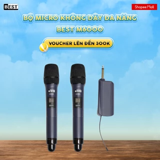 Bộ Micro Không Dây Đa Năng Best M6000