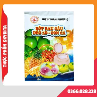 Bột rau câu con cá dẻo 15gr - chuyên dùng làm thạch dẻo, thạch 3D