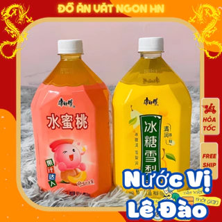 Nước lê nước đào đài loan chai 1000ml ngọt dịu ngon hấp dẫn