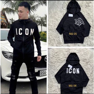 Áo Chống Nắng Nam Nữ ICON Phối CHữ Trước Ngực Chống Tia UV Tốt Thấm Hút Mồ Hôi - Áo Chống Nắng Hót Trénd