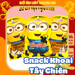 Que cay snack khoai tây chiên hằng đại tăm cay đồ ăn vặt cổng trường giá rẻ