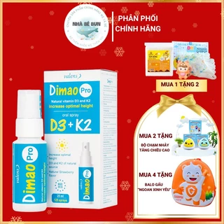 Dimao Pro Vitamin D3K2 - tăng chiều cao cho bé nhập khẩu Châu Âu (chai25ml)