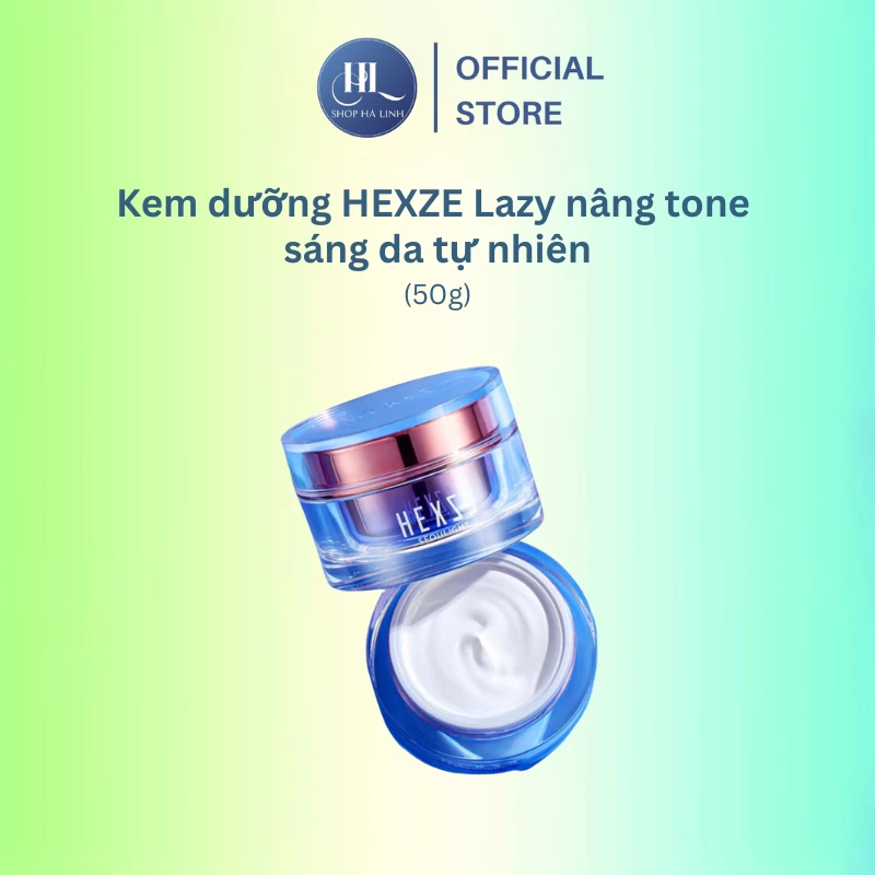 Kem lười nâng tone sáng da HEXZE 50ml, kem Lazy dưỡng cấp ẩm, trắng da, che khuyết điểm