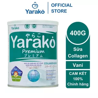 Sữa Collagen YARAKO PREMIUM COLLAGEN GOLD Giúp Cải Thiện Nội Tiết Tố Nữ Ngăn Ngừa Lão Hóa Da 400g