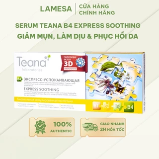 Serum Teana B4 express soothing giảm mụn, làm dịu và phục hồi da - LM04