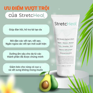 (Hàng Cty) Kem rạn da thần thánh Stretcheal 180ml -Chính hãng nhập khẩu Made in USA