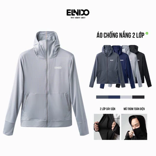 Áo chống nắng nam ELNIDO 2 lớp dày dặn, thoáng mát,co giãn tốt,thoải mái ED012