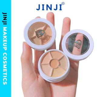 Kem che khuyết điểm Nude Kryolan 6 ô màu size mini che mọi khuyết điểm JINJI